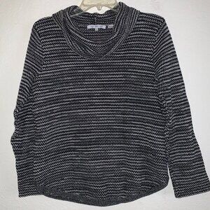 Eight Eight Eight Black & Grey Tweed Pattern Sweater